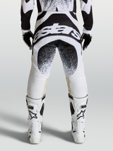 Alpinestars Techstar Swan Pants, professional motocross racing pants in black and white with rear logo graphics and Babel knee construction.