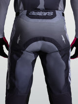 Alpinestars Racer Amber Pants, Men's Motocross Racing Pants, Graystone and Cold Gray, showing the reinforced rear seat and astars logo.