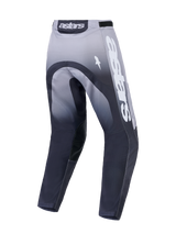 Alpinestars Racer Amber Motocross Pants, gray and white back view featuring durable construction and bold Astars branding.