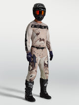 Alpinestars Racer Lone Pants, Men's Motocross Gear in Desert Camo and Black, featuring durable polyfabric for off-road racing.