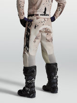 Alpinestars Racer Lone Pants, motocross gear for men, desert camo, durable polyfabric with stretch panels, rear view.