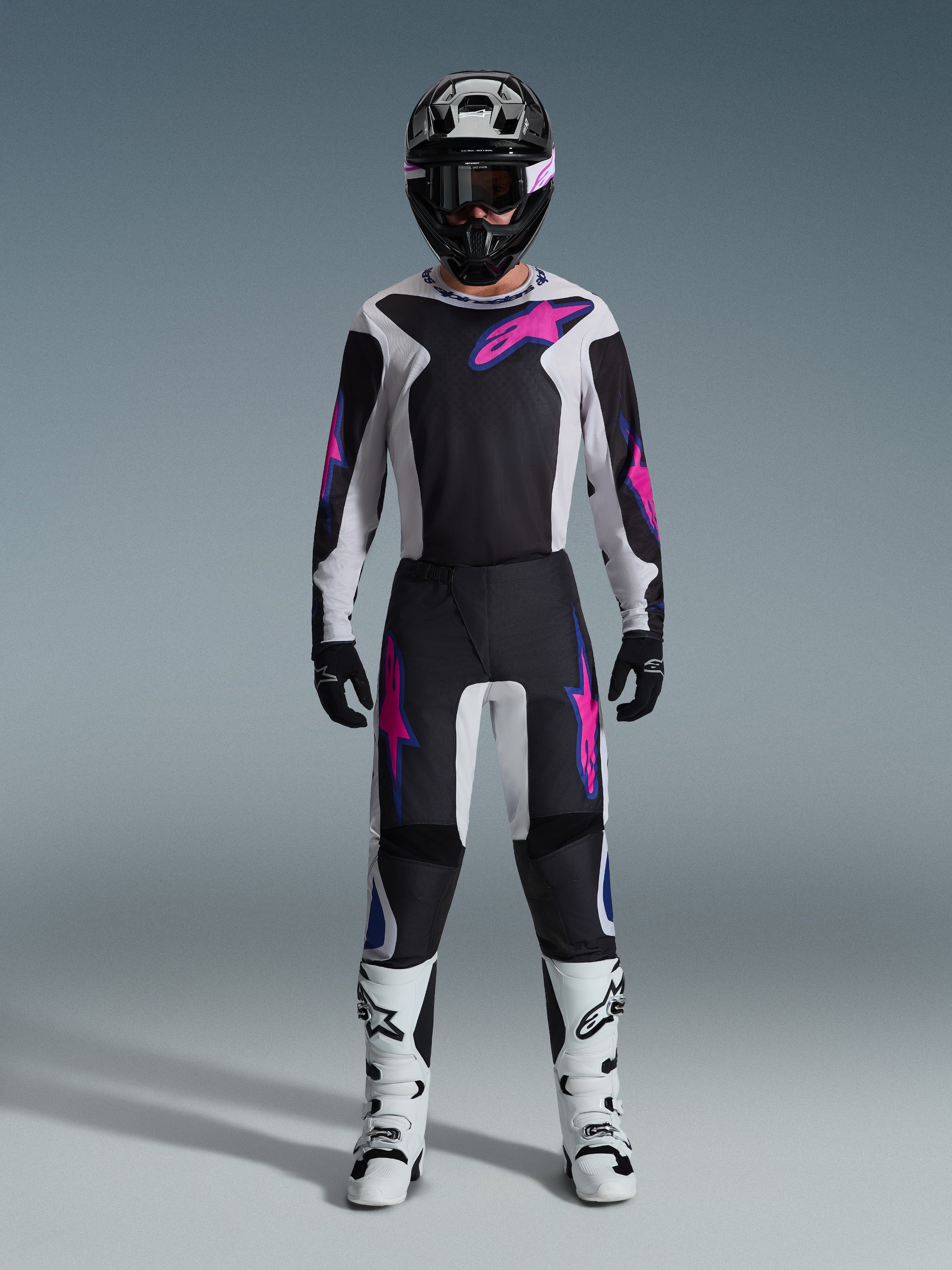 2026 Fluid Grid Pants - BLACK MOTOCROSS Pants