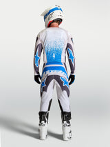 Alpinestars Fluid Drag Pants, Motocross Off-Road Pants, Graystone and UCLA Blue, with reinforced seat and ergonomic 3D fit.