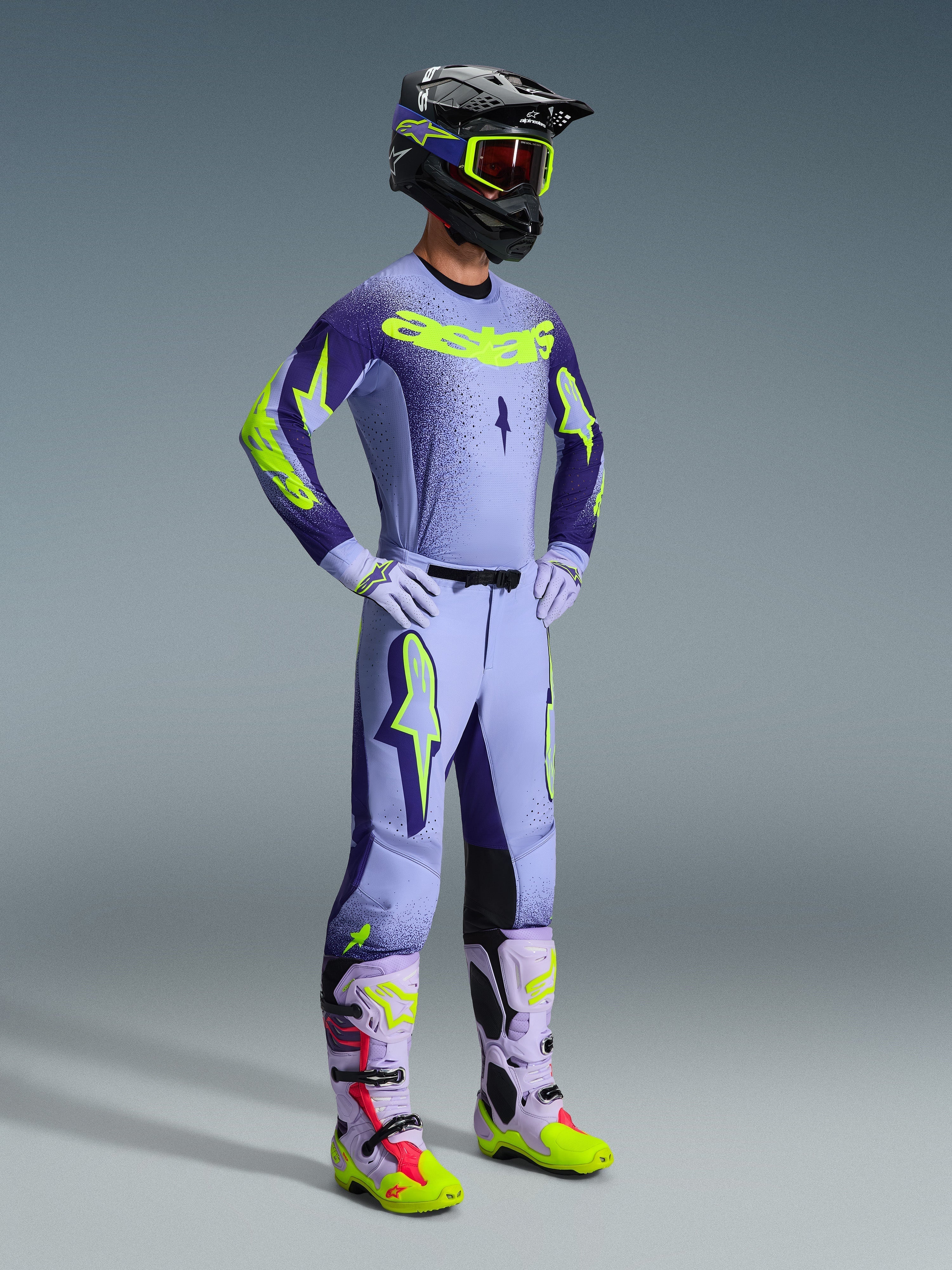 2026 Supertech Scenz Jersey - PURPLE MOTOCROSS Jerseys