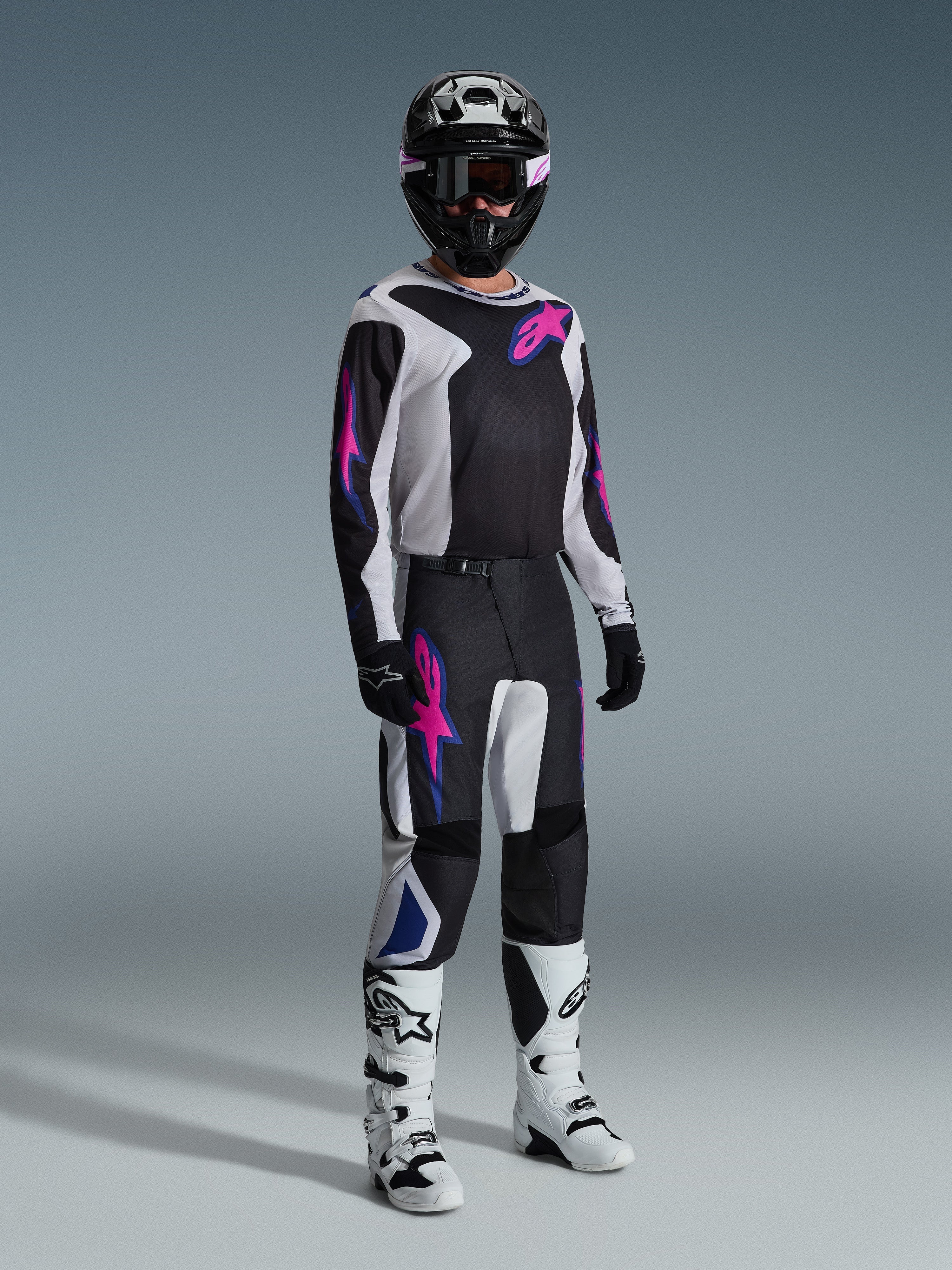 2026 Fluid Grid Jersey - BLACK MOTOCROSS Jerseys