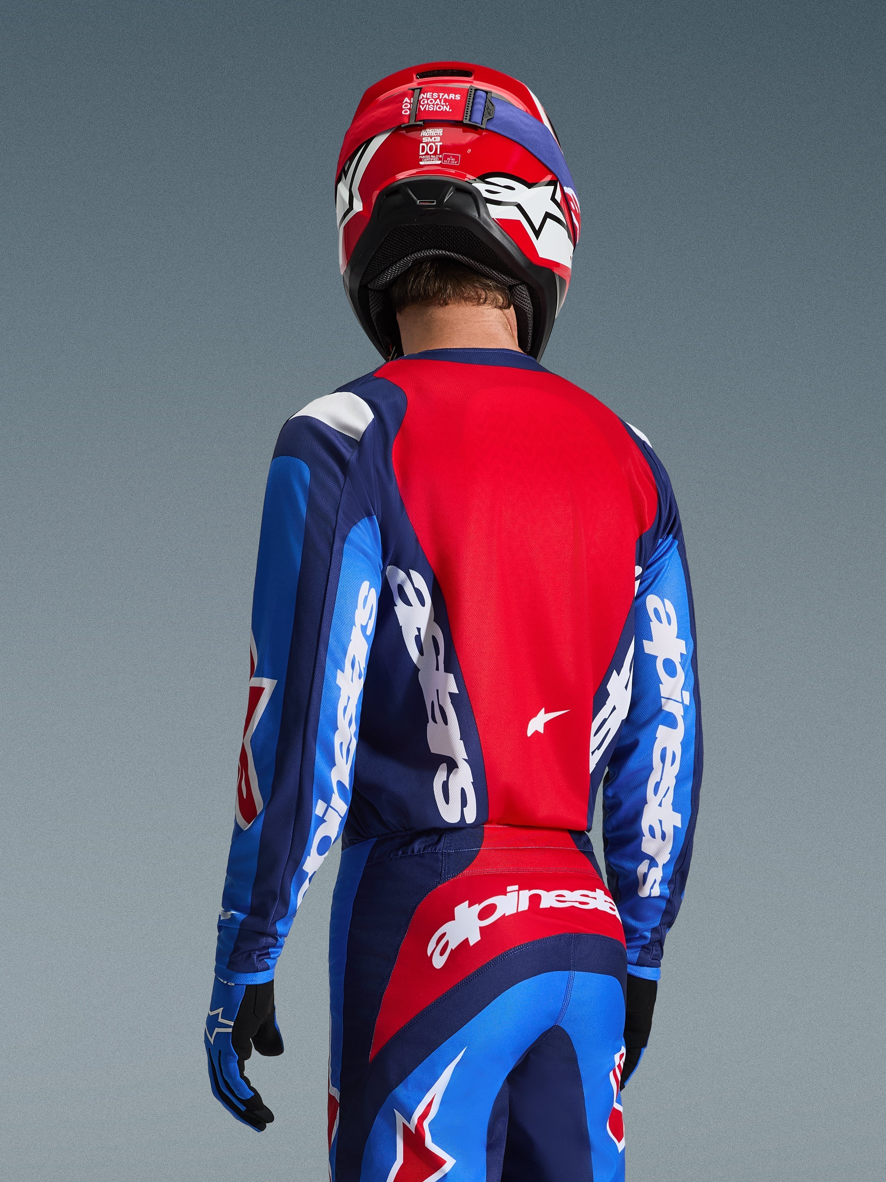 2026 Fluid Grid Jersey - Blue MOTOCROSS Jerseys
