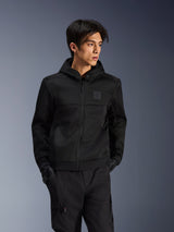 Alpinestars Chrome Superairflow Hoodie, casual motorcycle riding gear, Man, Black, mesh construction for ventilation.
