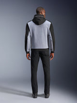 Alpinestars Chrome V2 Sport Hoodie, Men's Urban Motorcycle Jacket, Black and Gray Heather, Aramidic Reinforcements.