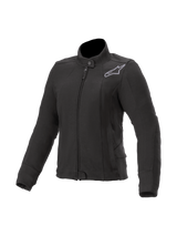 Alpinestars Women's Banshee Fleece, Urban Motorcycle Jacket in Black, with Nucleon Flex Plus armor and Kevlar.