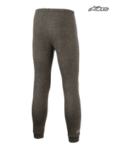 Alpinestars Race V3 Bottom, Formula 1 specification auto racing base layer pants, anthracite melange, lightweight flame-resistant underlayer, rear view showing certified FIA protection