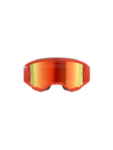 Alpinestars Vision 5 Corp Goggles, Motocross Goggles, Orange frame with Orange Mirror Red reflective lens, red adjustable strap, sleek off-road performance design