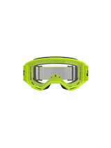 Alpinestars Vision 3 Wordmark Goggles, Motocross Goggles, Yellow Fluo and Clear, bright neon yellow frame, clear anti-fog lens, wide woven strap, off-road racing gear