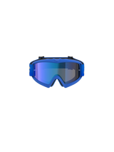 Alpinestars Vision Youth Blaze Goggles, Motocross Goggles, Blue Mirror Blue, featuring a blue mirrored lens and flexible blue frame, performance eyewear for young off-road riders