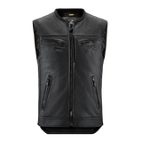 Alpinestars Tech-Air 3 Leather System, Motorcycle Airbag Vest, Black, Premium Leather with autonomous AI protection.