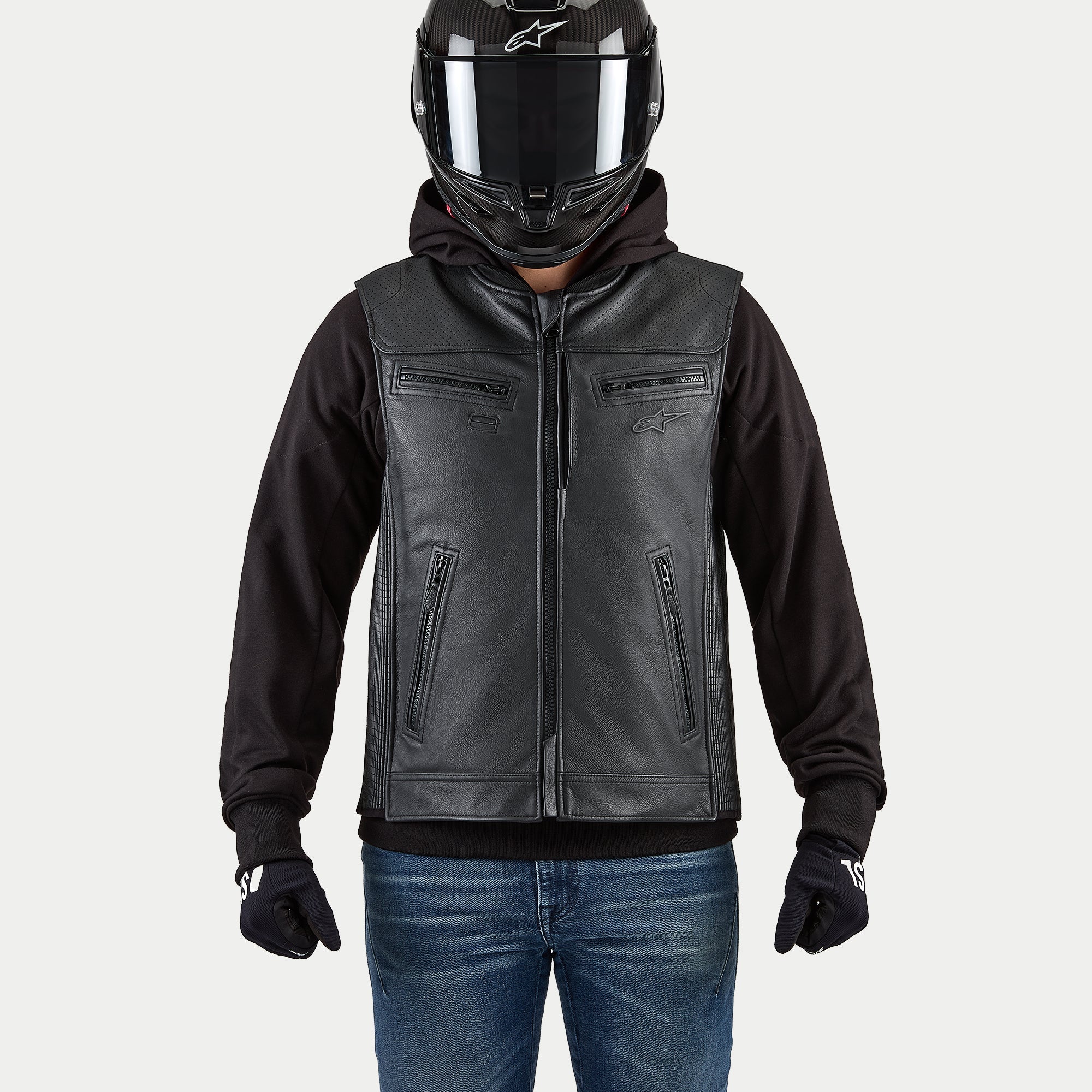 Tech-Air® 3 Leather System - Black Motorcycle Protection