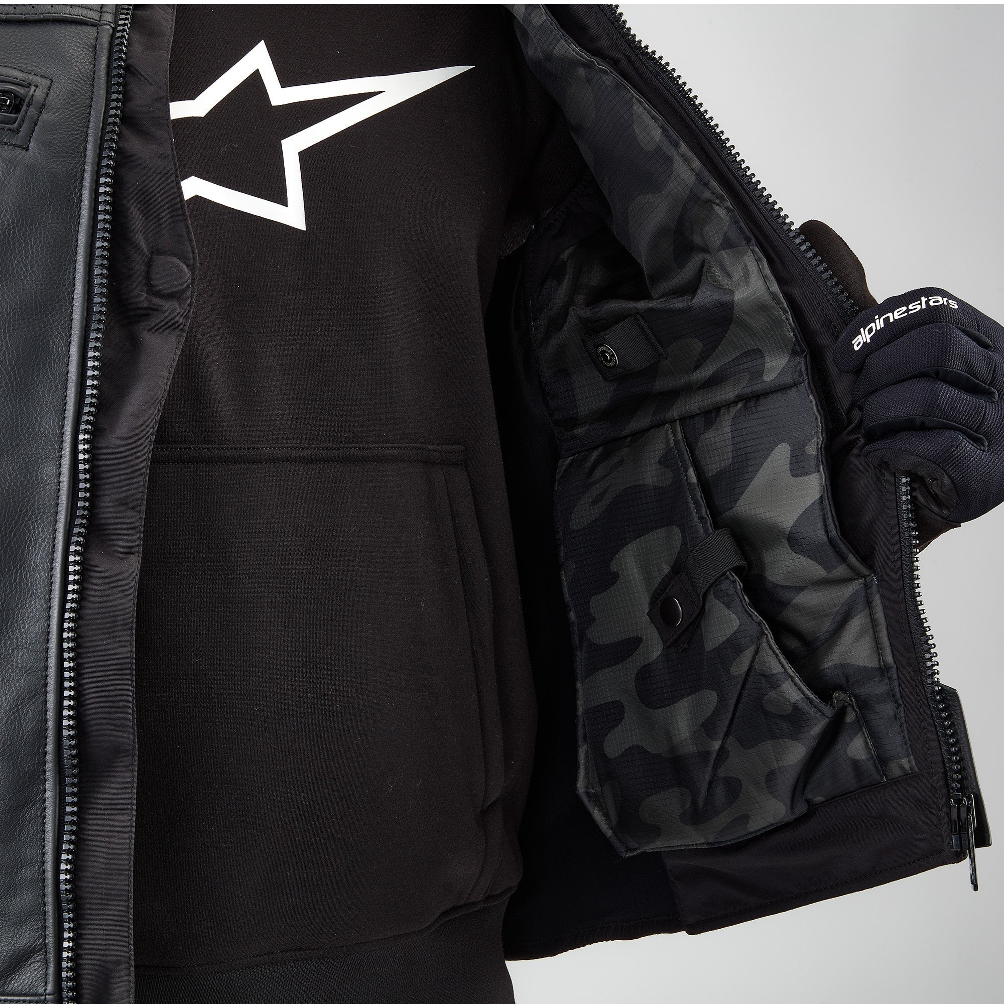 Tech-Air® 3 Leather System - Black Motorcycle Protection