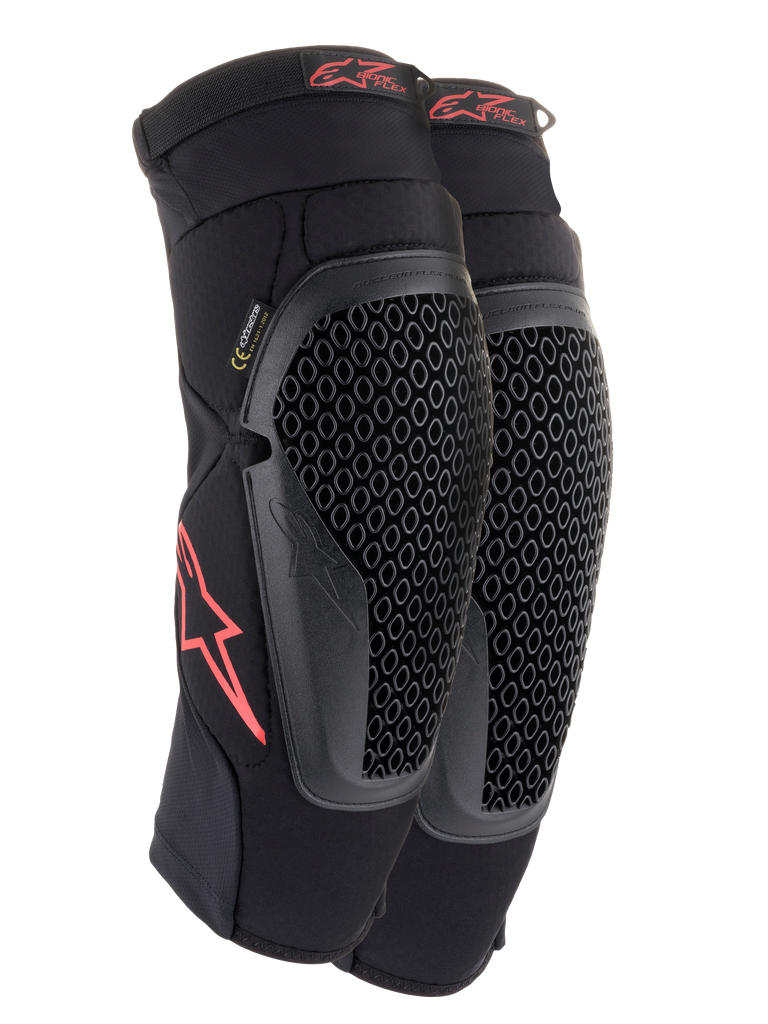 Alpinestars Bionic Flex Knee Protector - Motocross - Black, red