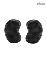 Alpinestars Bioflex Hip Protectors, motorcycle hip armor inserts, black, lightweight slim design with vented cell structure for maximum airflow and ergonomic comfort