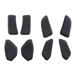 Alpinestars BNS Soft Pad Set, replacement comfort padding for neck support, Black, set of shaped pads with textured fabric, designed for BNS Tech 2 system, MTB and off-road protective accessory