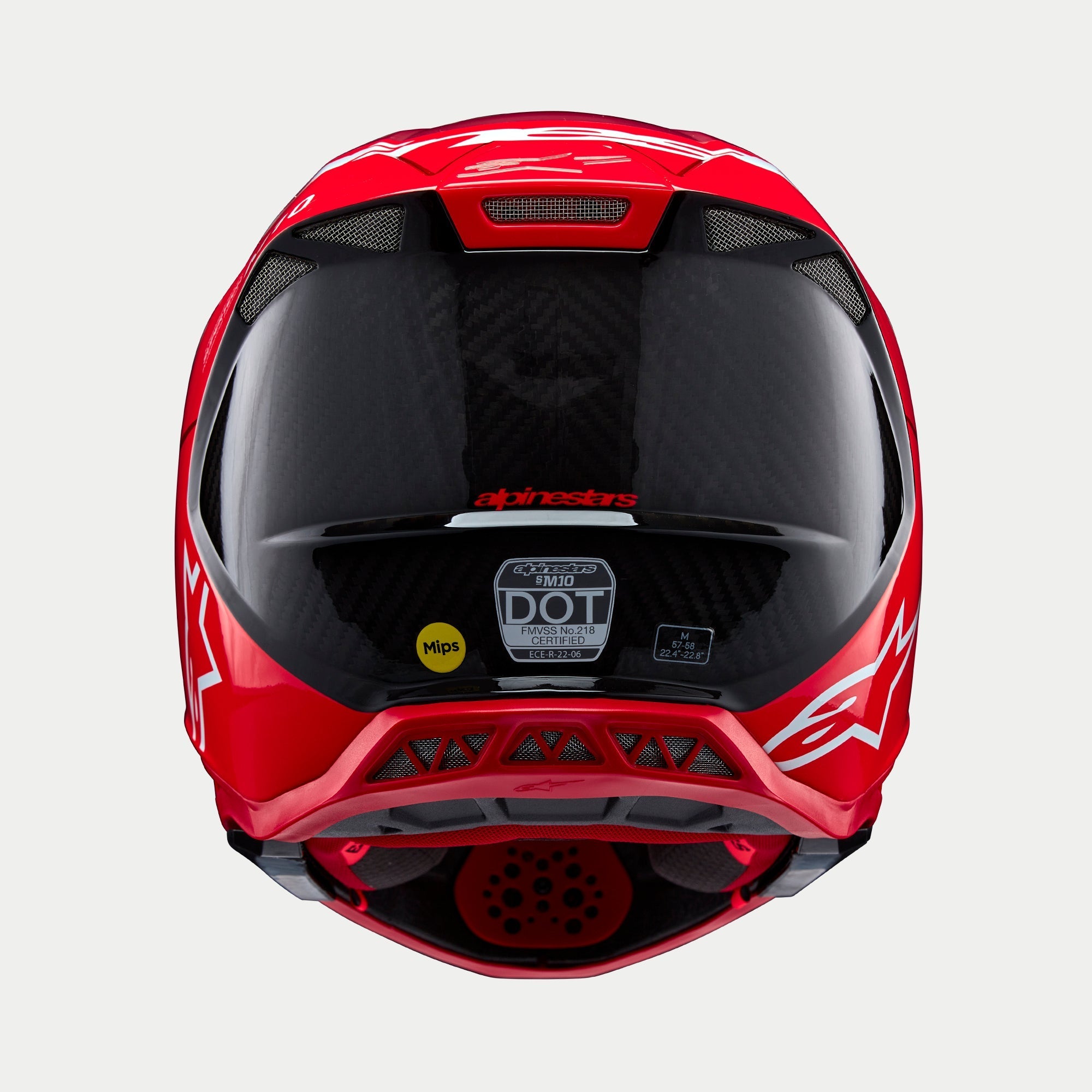 Supertech M10 Flood Helmet ECE - RED MOTOCROSS Helmets