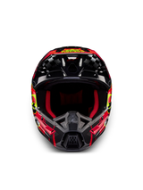 Alpinestars S-M5 Rash Helmet ECE 22.06, Motocross Off-Road Helmet in Dark Gray and Bright Red Glossy, featuring a ventilated thermoplastic shell and ECE certification.