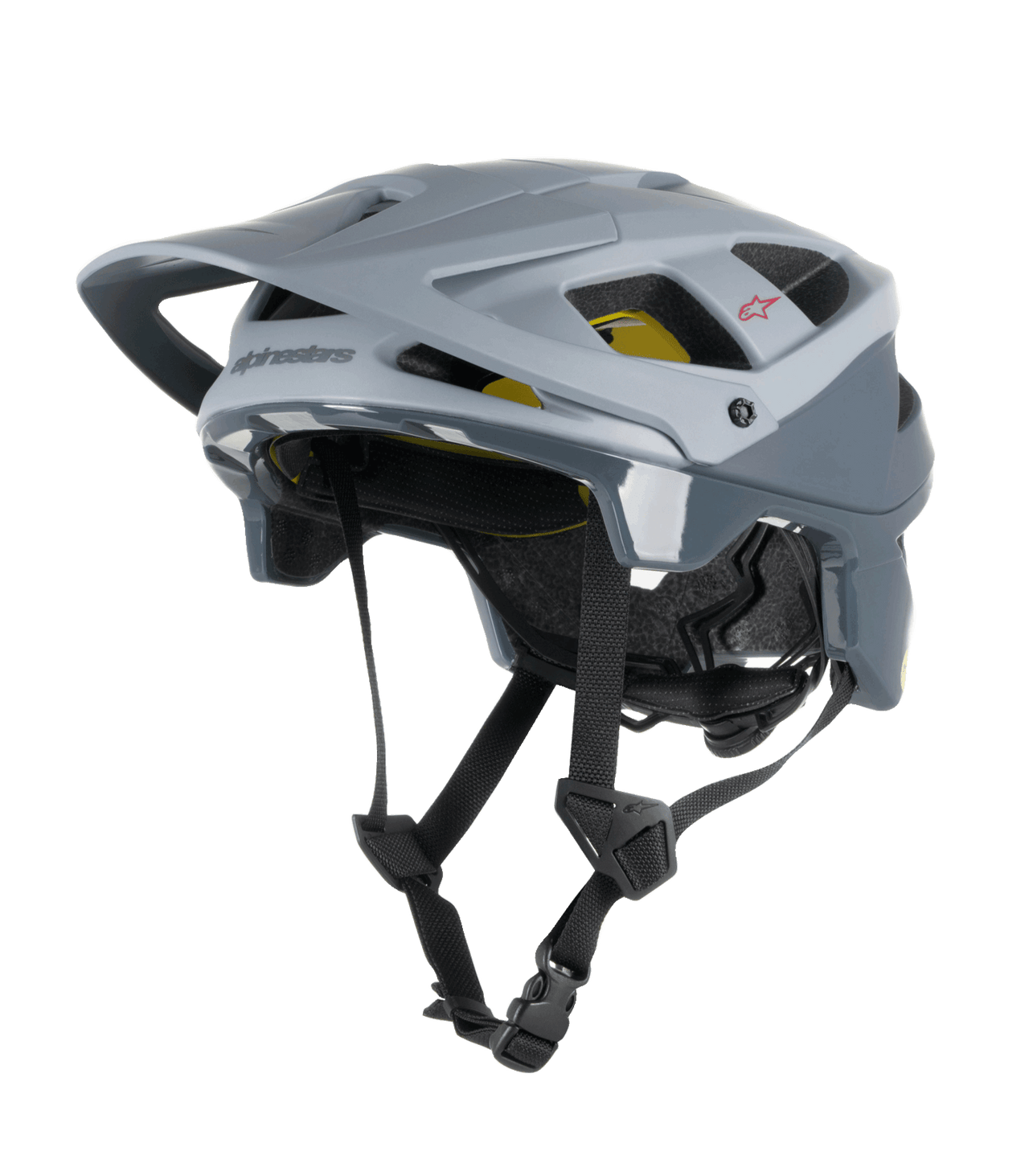 Alpinestars Vector Tech Zeal Helmet, MTB Cycling, Men's, Light and Dark Gray, Mips technology, 19 vents, adjustable visor.