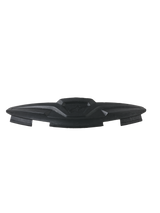 Alpinestars S-R7 Breath Deflector, motorcycle helmet accessory, black TPU construction, front view