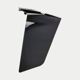 Alpinestars Supertech R10 Solid Race Spoiler, Helmet Accessory, Solid Black Glossy, aerodynamic replacement part with a polished finish and white logo detail