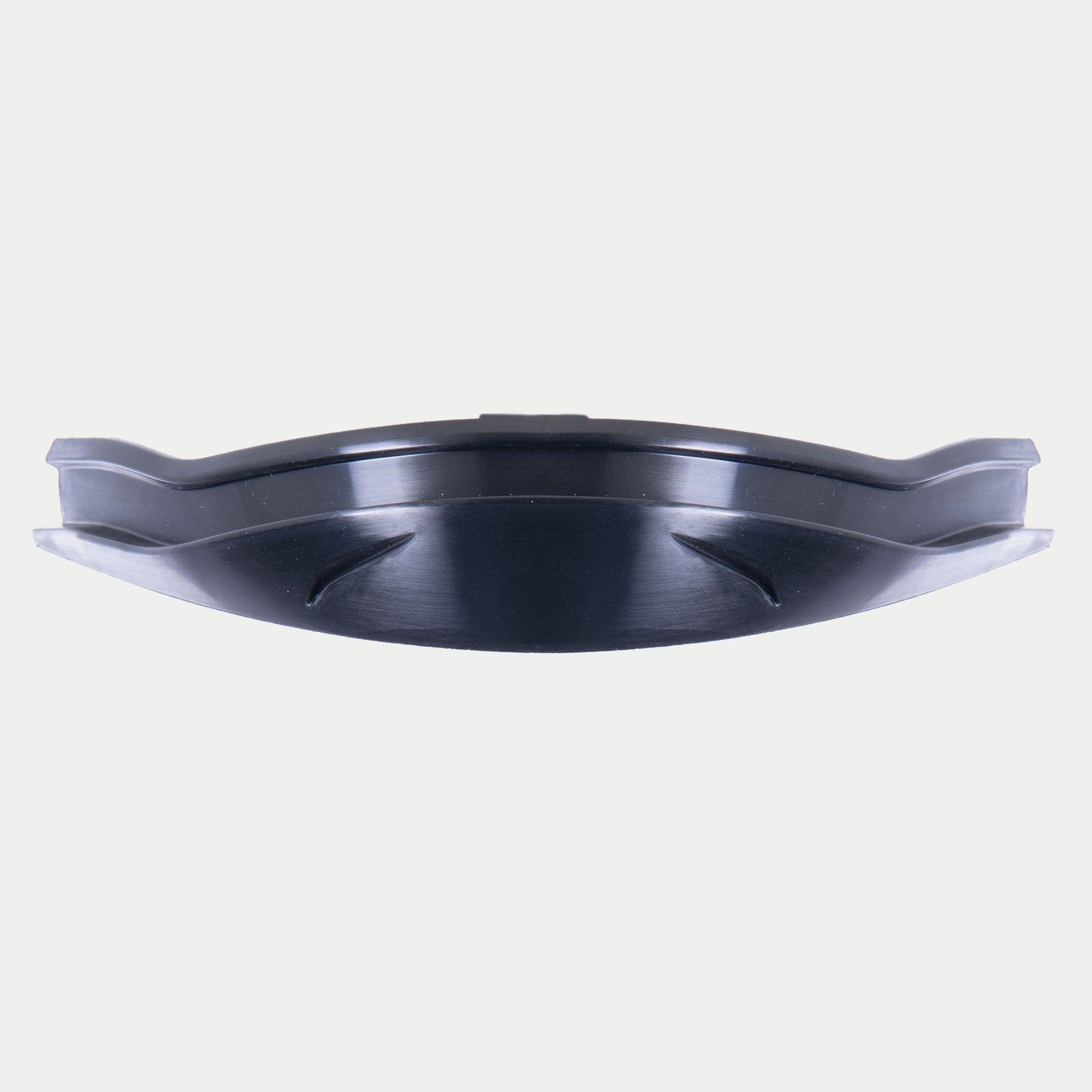 Alpinestars Supertech R10 Wind Deflector, Motorcycle Helmet Accessory, Black, sleek curved plastic design with integrated aerodynamic ridges, official replacement part for S-R10 helmets