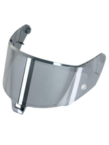 Alpinestars Supertech R10 Shield Mirror Silver, gray motorcycle helmet visor with UV protection and anti-scratch coating.