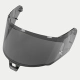 Alpinestars Supertech R10 AFHS-01 Dark Smoke Shield, replacement motorcycle racing visor with anti-scratch coating.