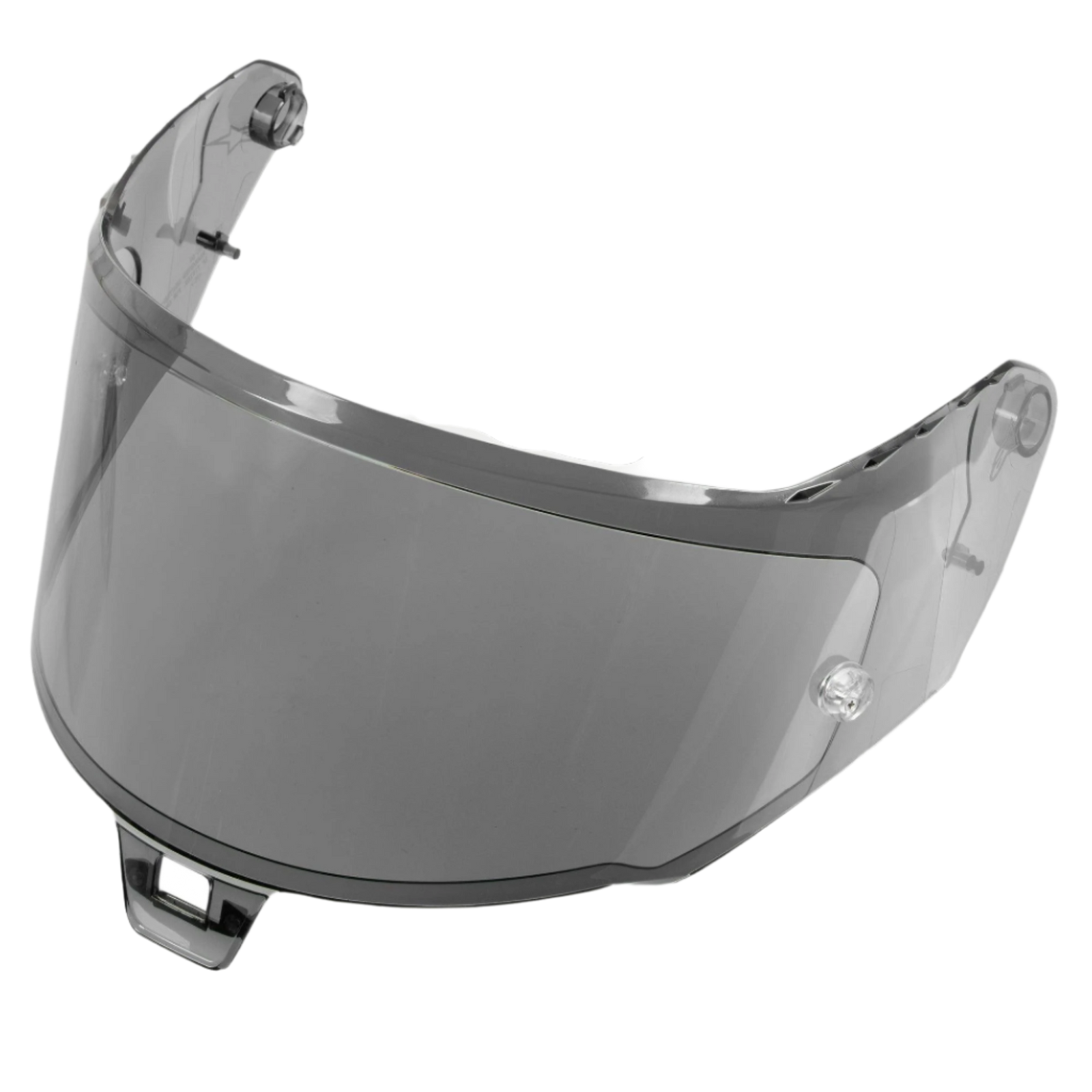 Alpinestars Supertech R10 AFHS-01 Light Smoke Shield, motorcycle racing visor for S-R10 helmets, gray tint.