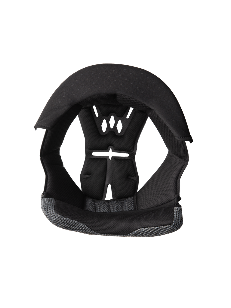 Alpinestars S-M3 Crown Pad, Motorcycle Helmet Replacement Liner, Black and Gray, Perforated Ventilation Design, Foam Padding with Mesh Fabric, Ergonomic Inner Cushioning for Comfort and Protection