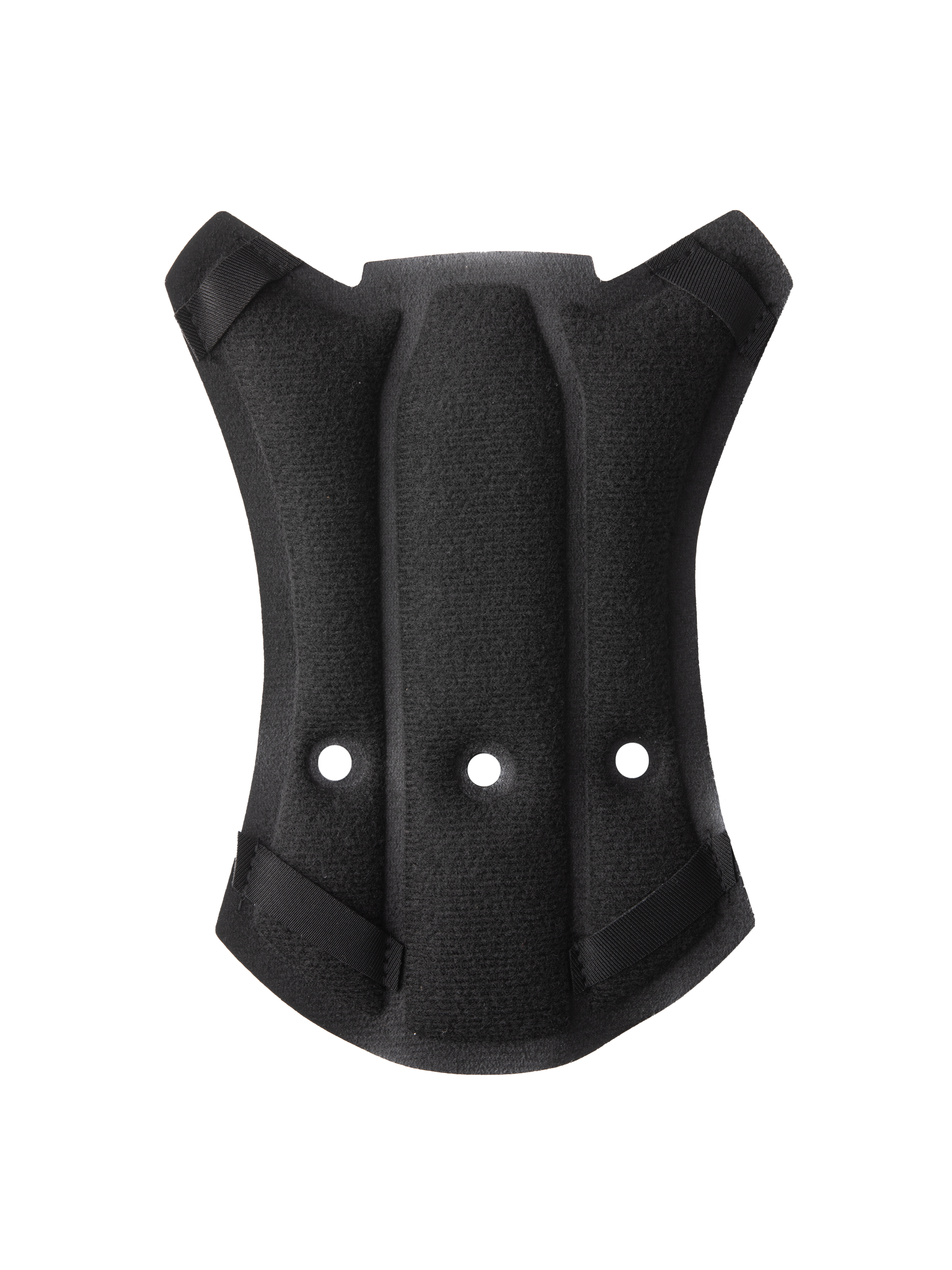 Alpinestars S-M7 Top Pad, Helmet Accessory, Black, contoured padded design with three ventilation holes and corner attachment straps, synthetic fabric for motocross helmet comfort