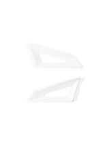 Alpinestars S-M3 Top Vent Sides, Helmet Ventilation Accessories, White, pair of aerodynamic replacement parts with triangular cutouts, high-impact plastic construction