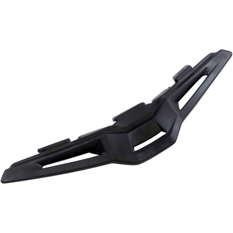 Alpinestars Supertech Breath Deflector, Motorcycle Helmet Accessory, Black, precision-molded plastic with an angular design and symmetrical ventilation openings, matte finish, compatible with S-M10 and S-M8 helmets
