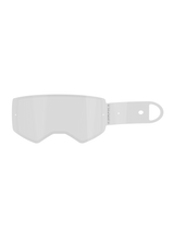 Alpinestars Supertech Racing Perimeter Seal Tear Off, Transparent Goggle Accessory, laminated clear film with integrated pull tab and mounting holes, designed for motocross and off-road racing performance