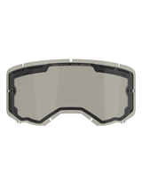 Alpinestars Vision 8-5-3 Dual Pane Lens, Goggle Replacement Lens, Smoke Gray Tint, Curved Polycarbonate with Vents and Integrated Tear-Off Posts, Motocross Accessory
