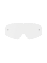 Alpinestars Vision Youth Lens, Clear Replacement Goggle Lens, Transparent Polycarbonate, features integrated tear-off posts and seven keyhole locking notches, anti-fog and dual pane design for youth motocross racing gear
