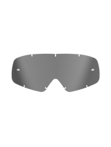 Alpinestars Vision Youth Mirror Lens, Goggle Accessory, Mirror Silver, reflective gray polycarbonate replacement lens with integrated tear-off posts and attachment notches, designed for youth motocross goggles