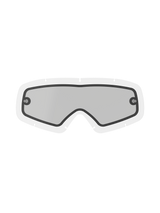 Alpinestars Vision Dual Pane Youth Lens, Clear Replacement Goggle Lens for Youth Motocross, Wide-View Curved Design with Black Perimeter Seal, Integrated Tear-Off Posts, Dual-Pane Anti-Fog Polycarbonate Construction