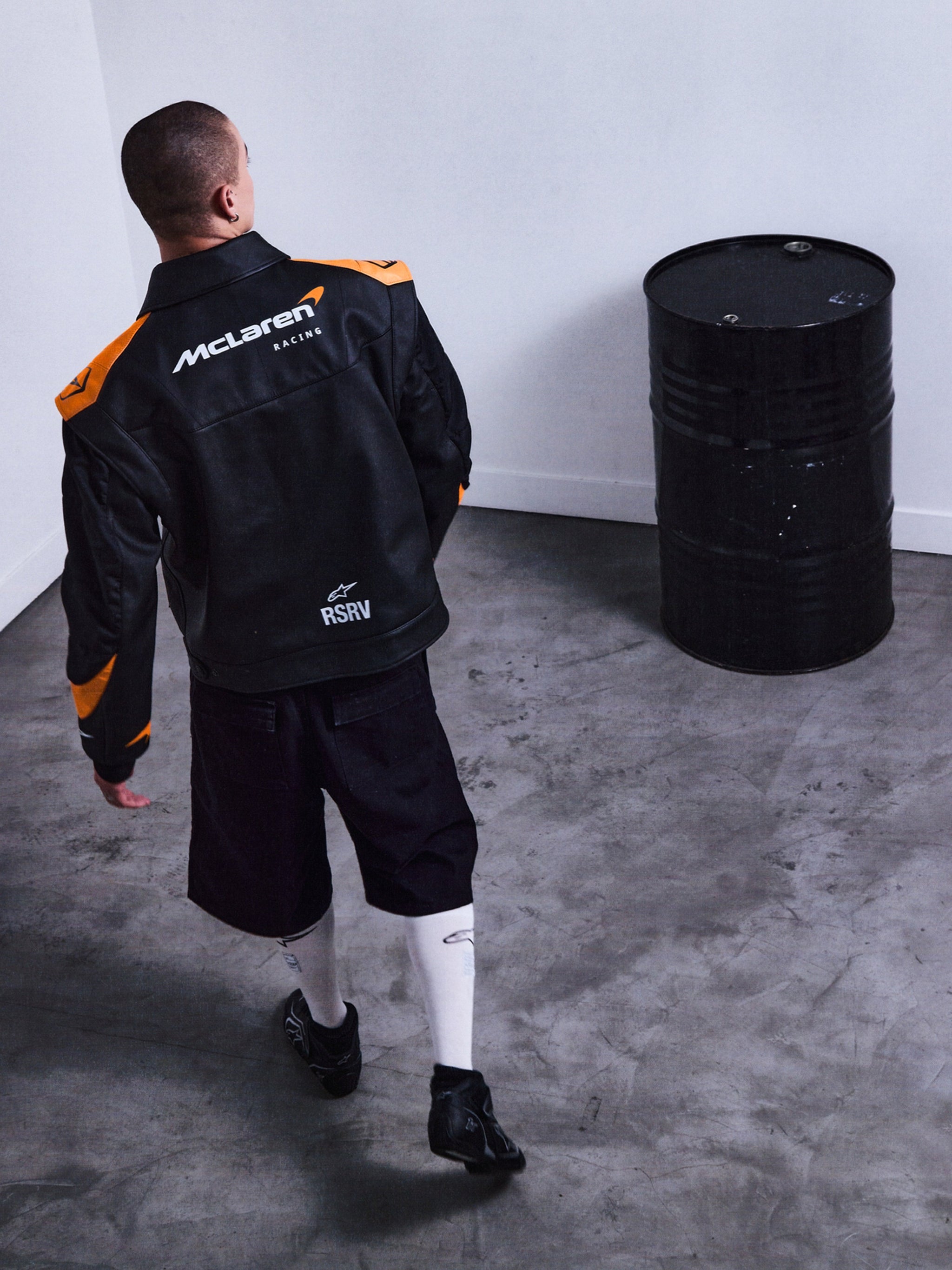 RSRV Track Star Veste en cuir
