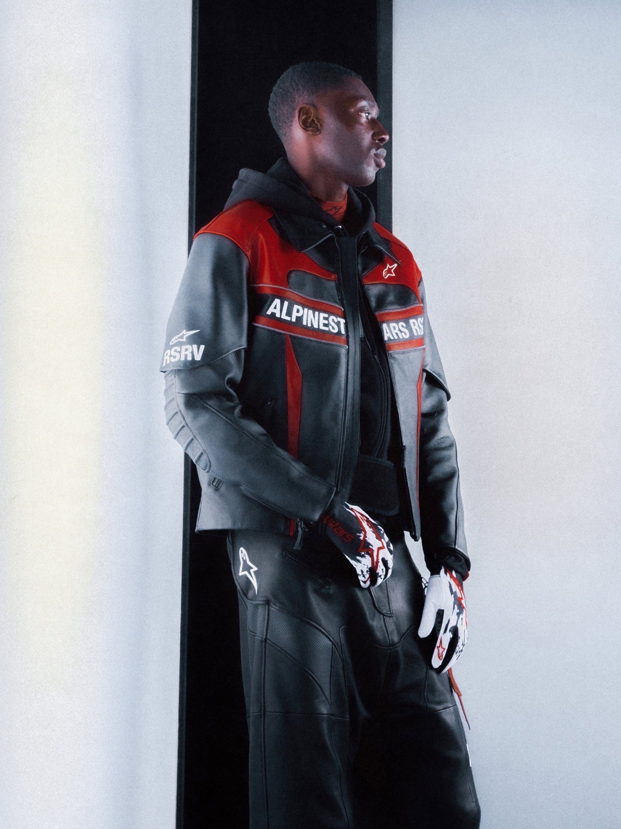RSRV Hagaze Veste en cuir