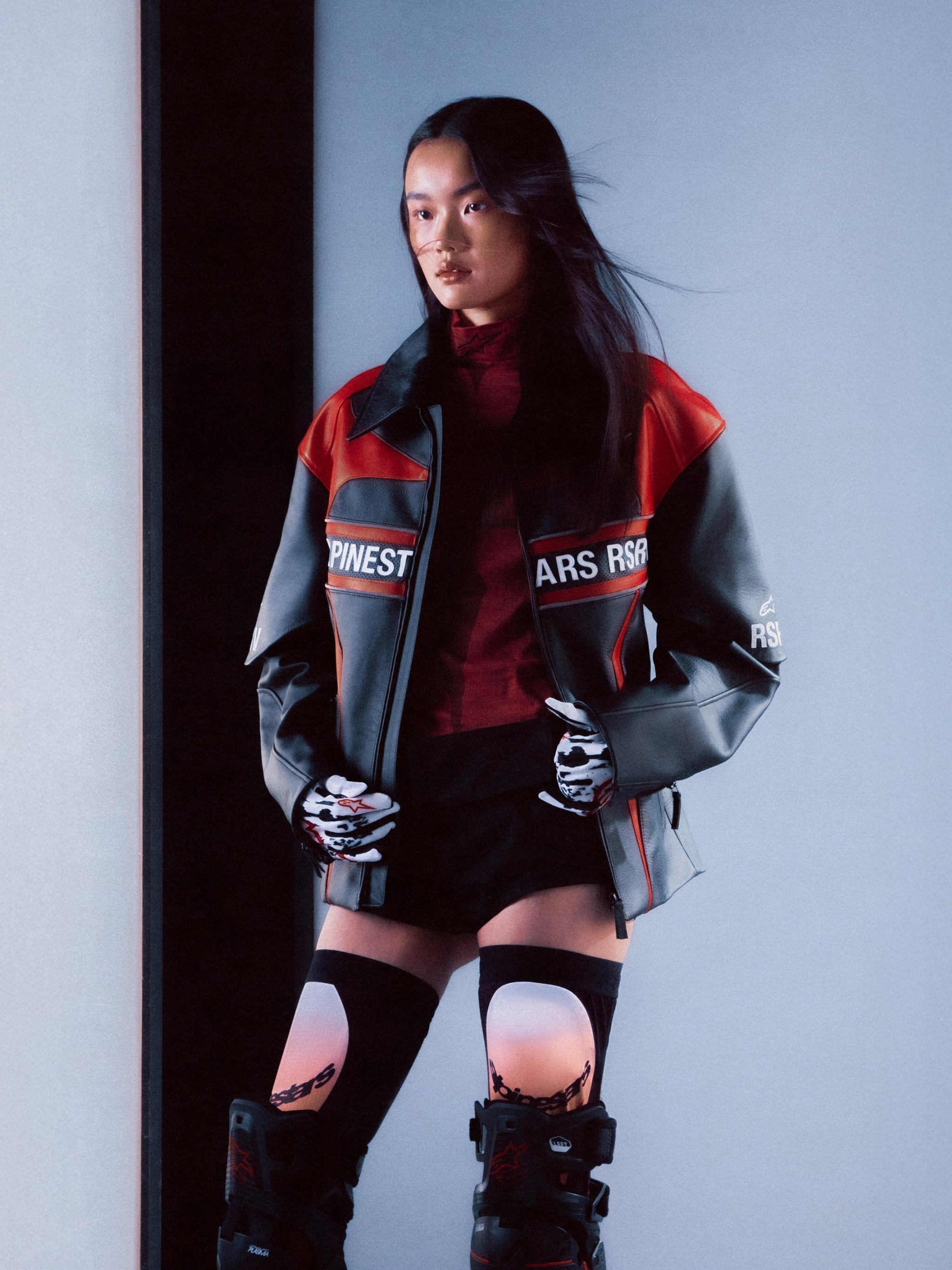 RSRV Hagaze Veste en cuir