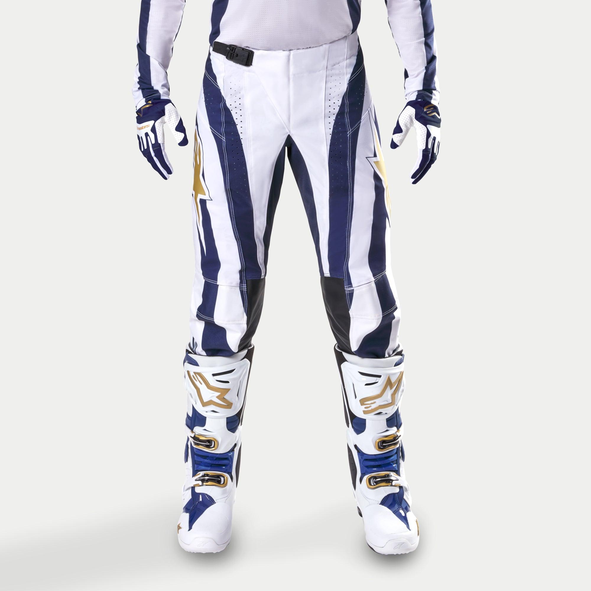 Techstar Dress Whites Tropical LE Pants - BLUE MOTOCROSS Pants