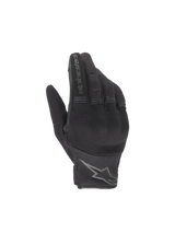 Alpinestars Copper Gloves, Men's black urban motorcycle gloves with hard knuckle protection and textile mesh.
