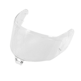 Alpinestars Supertech R10 AFHS-01 Shield, Motorcycle Helmet Visor, Clear, transparent plastic with side mounting points and central locking mechanism, replacement eye protection for S-R10 helmets