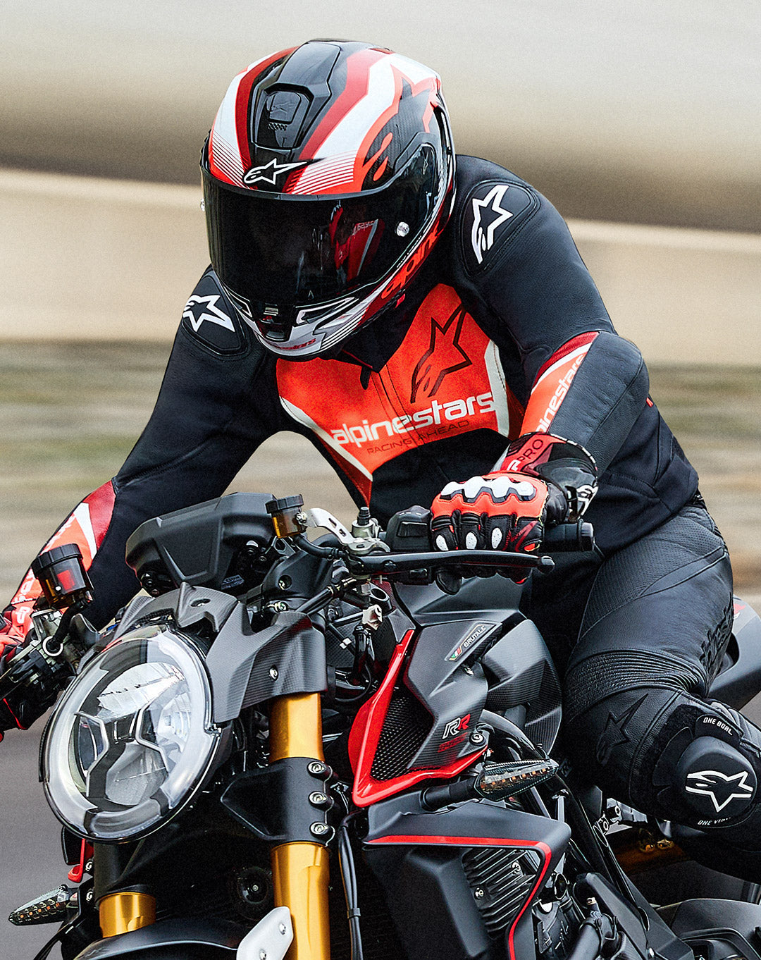 Faster V3 Leather Jacket - BLACK RACING/SPORT Jackets