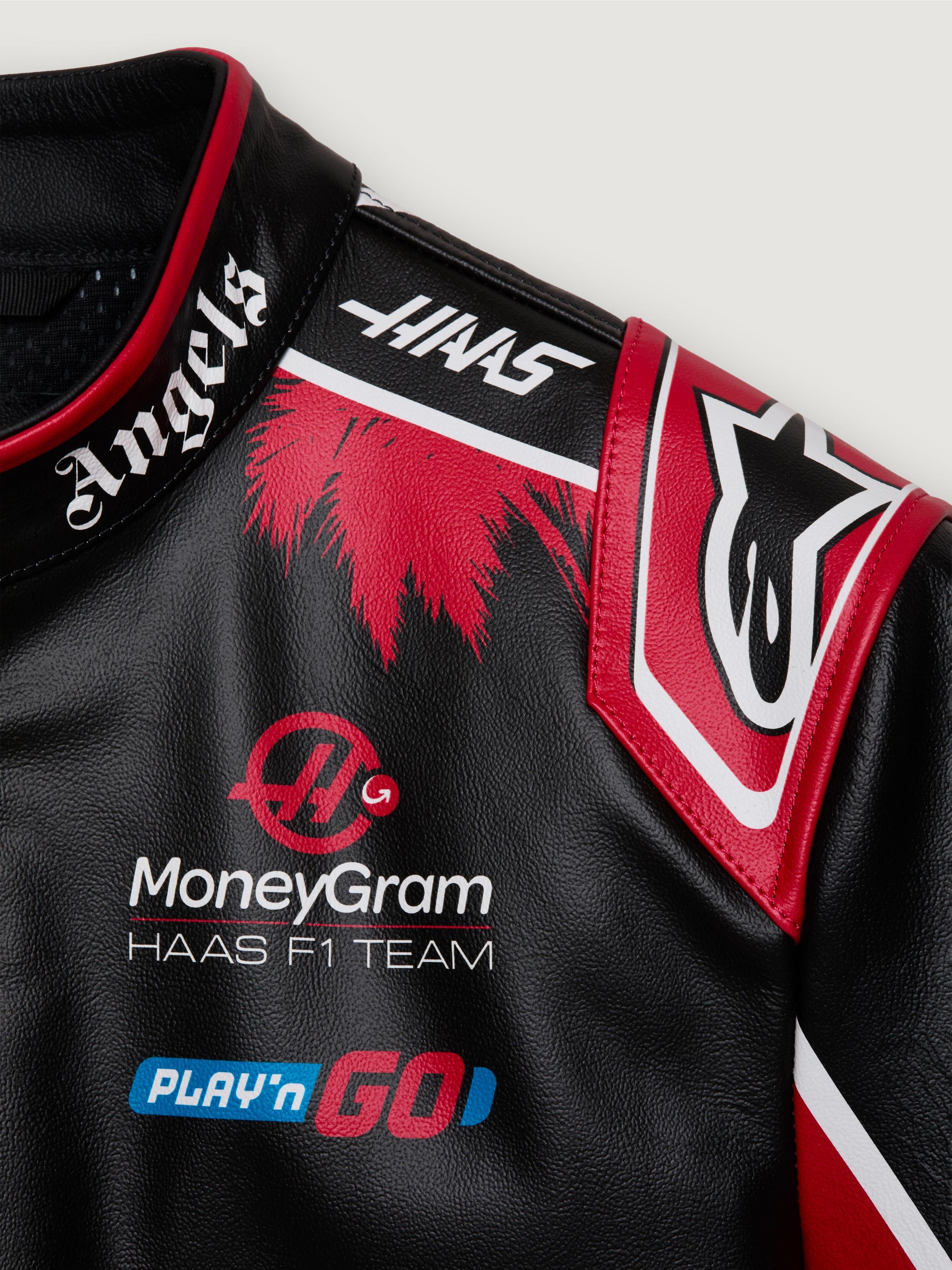 PALM ANGELS + ALPINESTARS X MONEYGRAM HAAS F1 TEAM JACKET