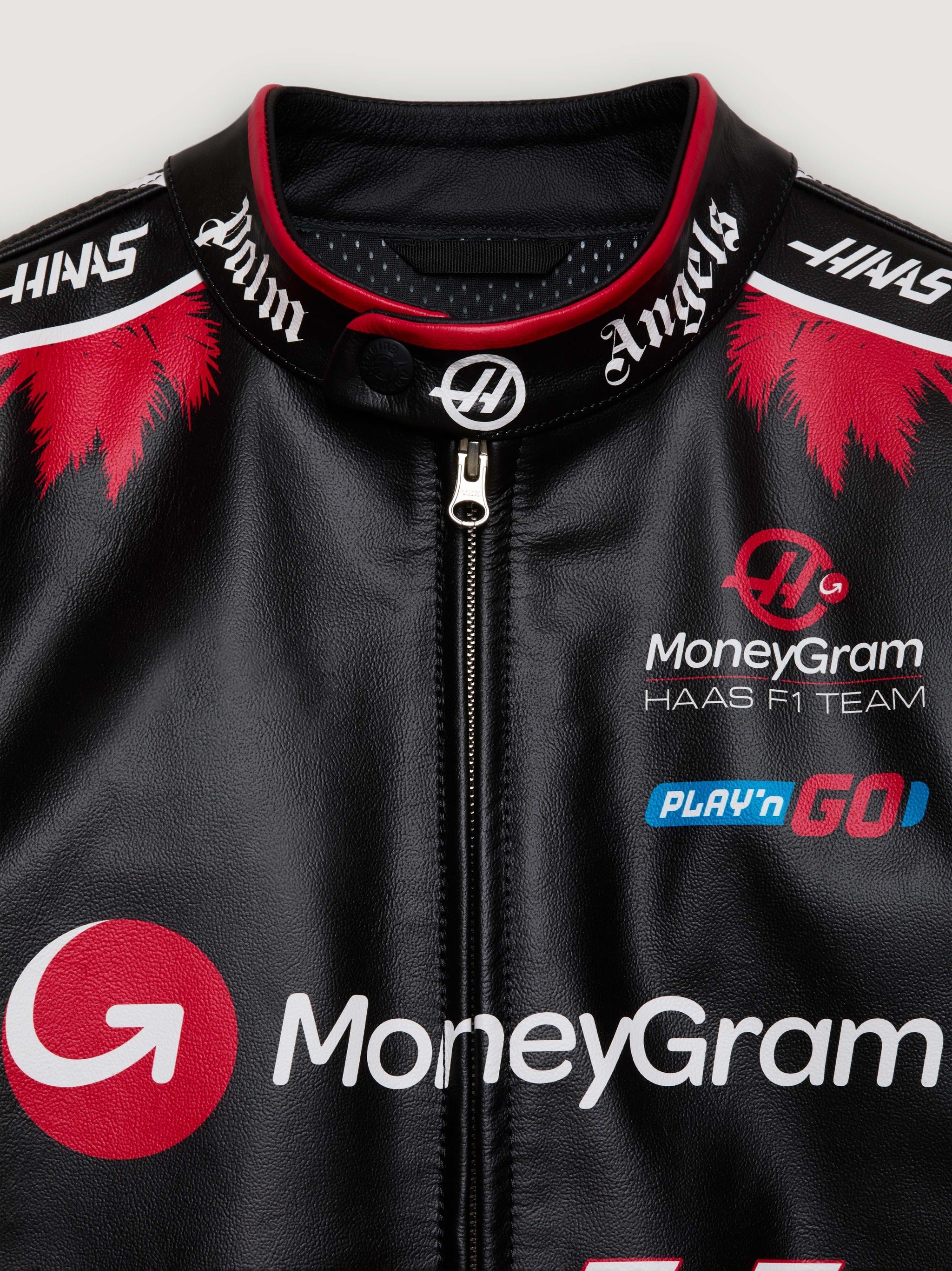 PALM ANGELS + ALPINESTARS X MONEYGRAM HAAS F1 TEAM JACKET